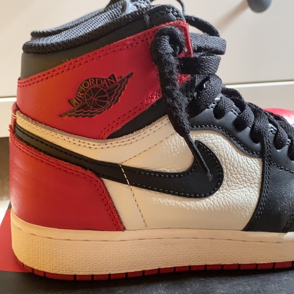 Air Jordan 1 Retro High OG BG ‘Bred Toe’ - Picture 4 of 9